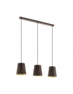 EGLO 99438 - SEGEZIA Hanging lamp in Steel and Steel