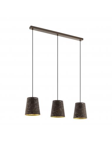 EGLO 99438 - SEGEZIA Hanging lamp in Steel and Steel
