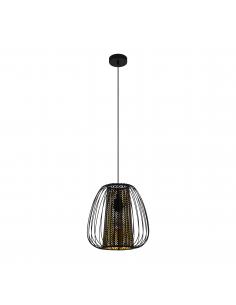 EGLO 99661 - CURASAO Pendant lamp in Steel and Steel, textile