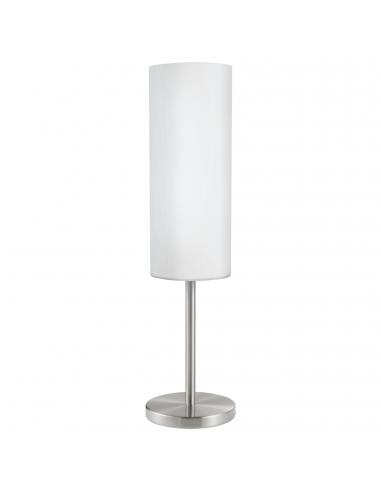 EGLO 85981 - TROY 3 Living Room Lamp in Matte Nickel Steel and Satin Glass