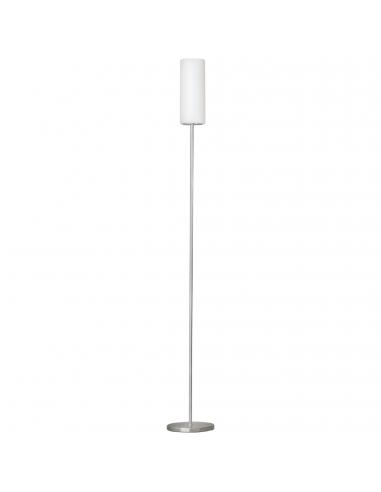 EGLO 85982 - TROY 3 Living Room Lamp in Nickel-matte Steel and Satin Glass