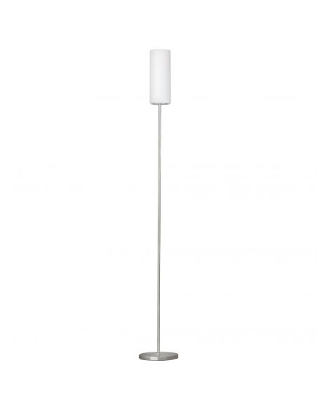 EGLO 85982 - TROY 3 Living Room Lamp in Nickel-matte Steel and Satin Glass