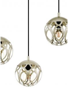 EGLO 99073 - MIRTAZZA Pendant Lamp in Steel and Steel 2
