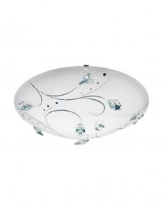 Round glass LED ceiling...