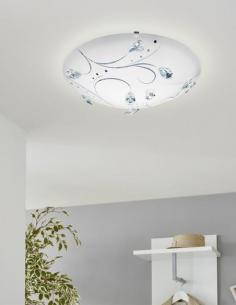 Plafón LED cristal redondo... 2