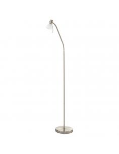 EGLO 86431 - PRINCE 1 Office Lamp in Matte Nickel Steel and Alabaster Glass