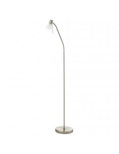 EGLO 86431 - PRINCE 1 Office Lamp in Matte Nickel Steel and Alabaster Glass
