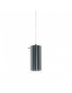 Gray crystal pendant lamp -... 2