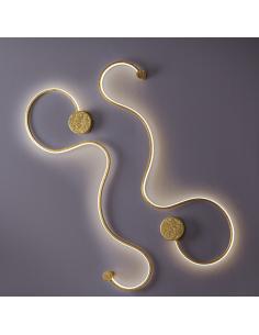 Large Gold Leaf Wall Light... 2
