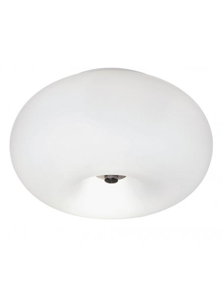 EGLO 86811 - OPTICA Living Room Lamp in Nickel-matt Steel and Matte Opal Glass