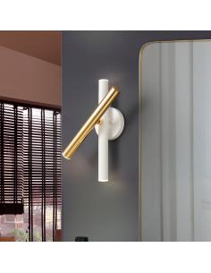 Aplique Oro/Blanco 3 luces... 2