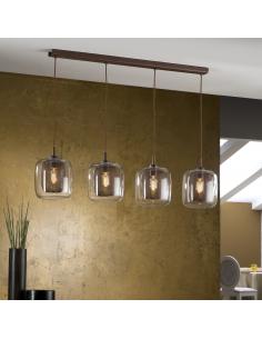 4-light Chocolate Lamp -... 2