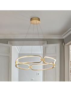 Lámpara Led 60Ø Oro Rosa -... 2