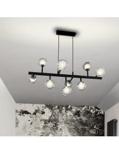 9-light lamp Neg/Chrome... 2