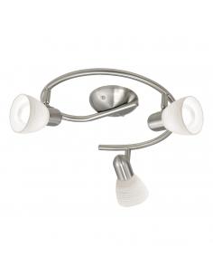 EGLO 88475 - DAKAR 1 Living Room Lamp in Nickel-matt Steel and Glass cleaning technique