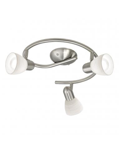 EGLO 88475 - DAKAR 1 Living Room Lamp in Nickel-matt Steel and Glass cleaning technique