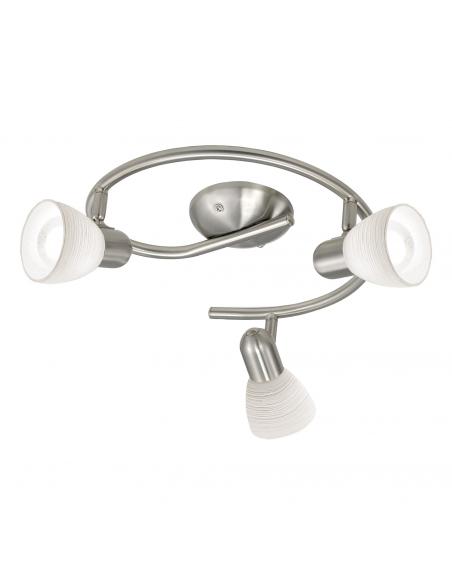 EGLO 88475 - DAKAR 1 Living Room Lamp in Nickel-matt Steel and Glass cleaning technique