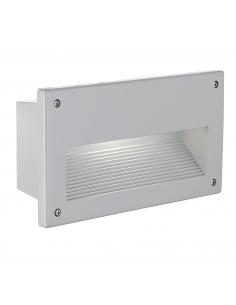 EGLO 88575 - ZIMBA Recessed Lamp in Silver Cast Aluminium and Satin Glass