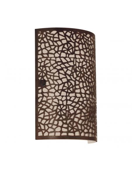 EGLO 89115 - ALMERA Living Room Lamp in antique brown steel and glass