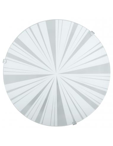 EGLO 89239 - MARS 1 Living Room Lamp in White Steel and Satin Glass