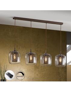 Dimmable 4-light Chocolate... 2