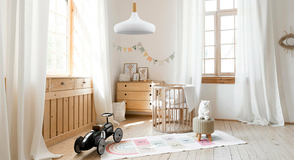 iluminacion estilo nordico habitacion infatil
