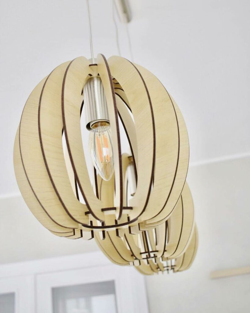 Lampara decoracion estilo nordico