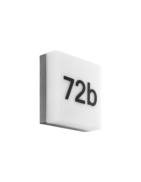 Illuminated house numbers