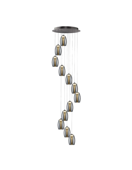 Pendant lamps for very high ceilings